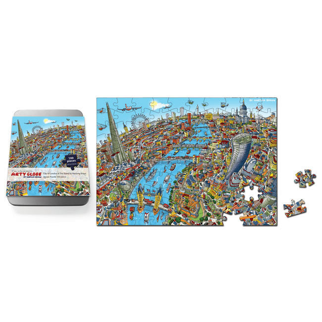 100 Piece Jigsaw Puzzle - City of London & The Shard - Full Colour