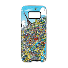 Smartphone 3D Case - Paris Looking West in Full Colour
