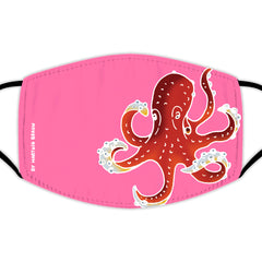 Face Mask With Filters - Large Octopus