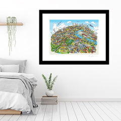 Art Print - London Looking East - Full Colours (Open Edition)