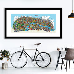Art Print - London Looking North - Full Colour (Open Edition)