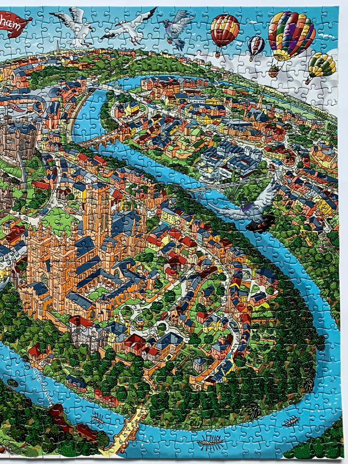 1,000 Piece Jigsaw Puzzle in Tin Box - Welcome to Durham