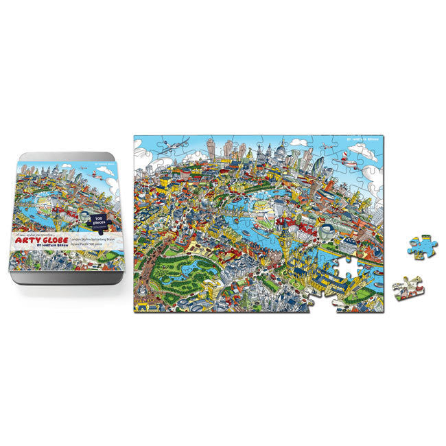 100 Piece Jigsaw Puzzle - London Looking East - Full Colour