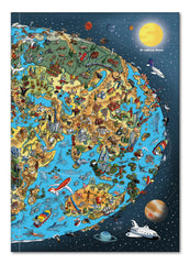 Hardback A5 Notebook - Our Wonderful Planet