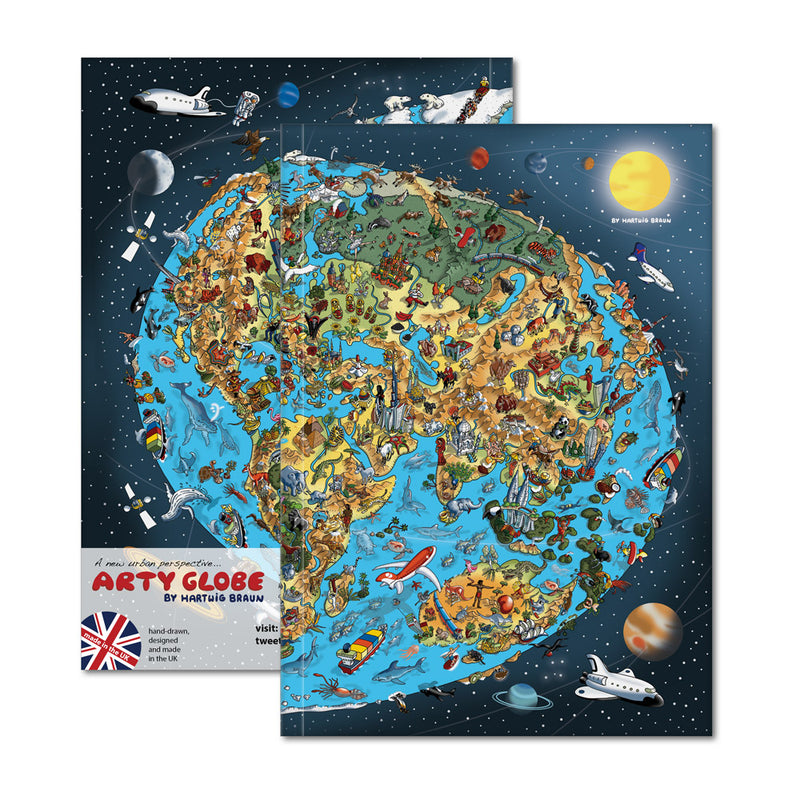 Hardback A5 Notebook - Our Wonderful Planet