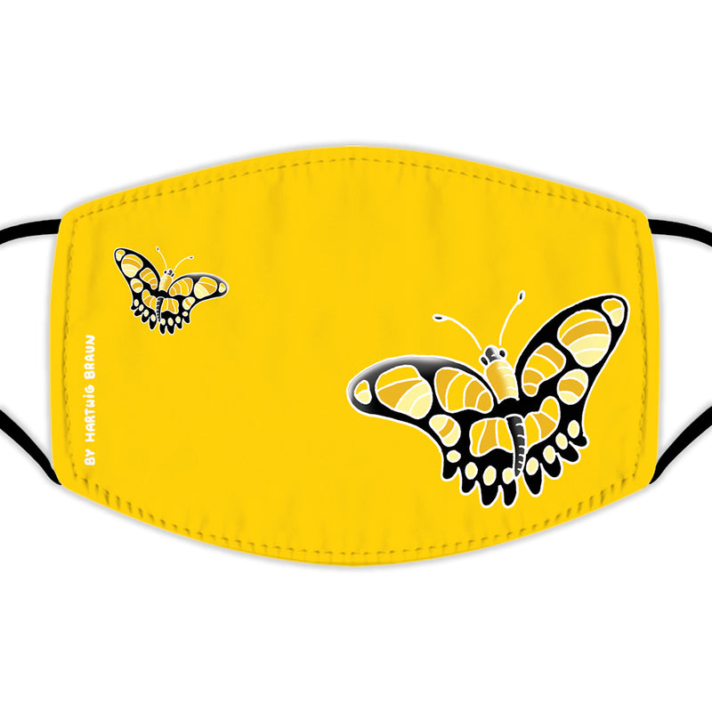 Face Mask With Filters - Butterflies