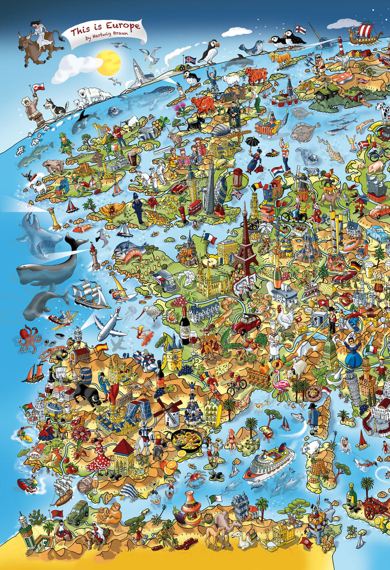 Open Edition Canvas - This is Europe