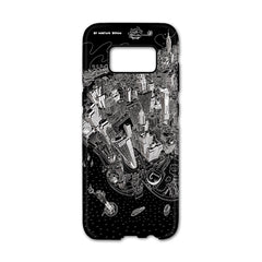 Smartphone 3D Case - New York, Manhattan in Black & White