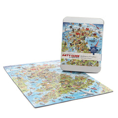100 Piece Jigsaw Puzzle - Jolly Britain