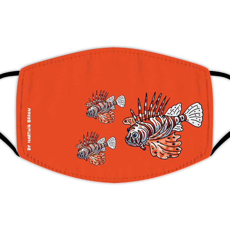 Face Mask With Filters - Lionfish