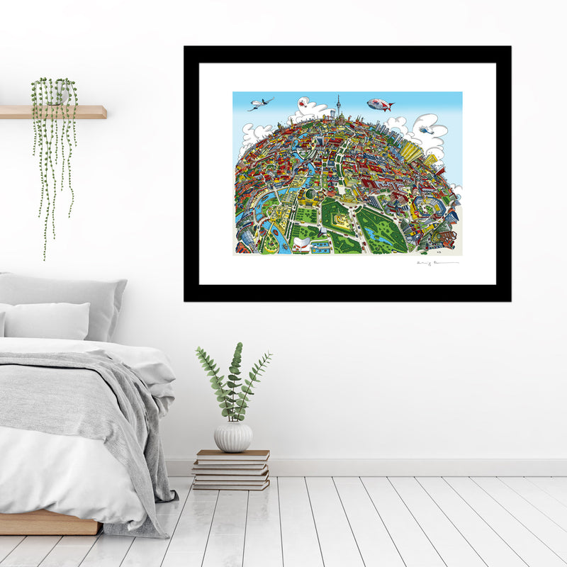 Art Print - Berlin Looking East - Full Colours (Open Edition)