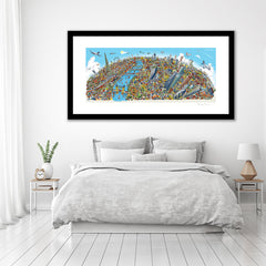 Art Print - London Looking West - Full Colour (Open Edition)