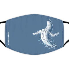 Face Mask With Filters - Whale Out Of Water