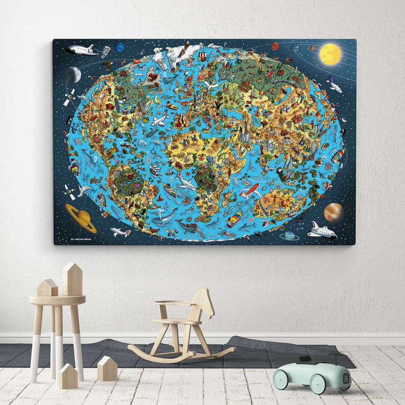 Open Edition Canvas - Our Wonderful Planet