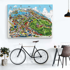 Open Edition Canvas - Maritime Greenwich in Full Colour