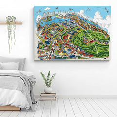 Open Edition Canvas - Maritime Greenwich in Full Colour
