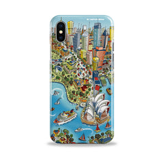 Smartphone 3D Case - Sydney Looking South in Full Colour