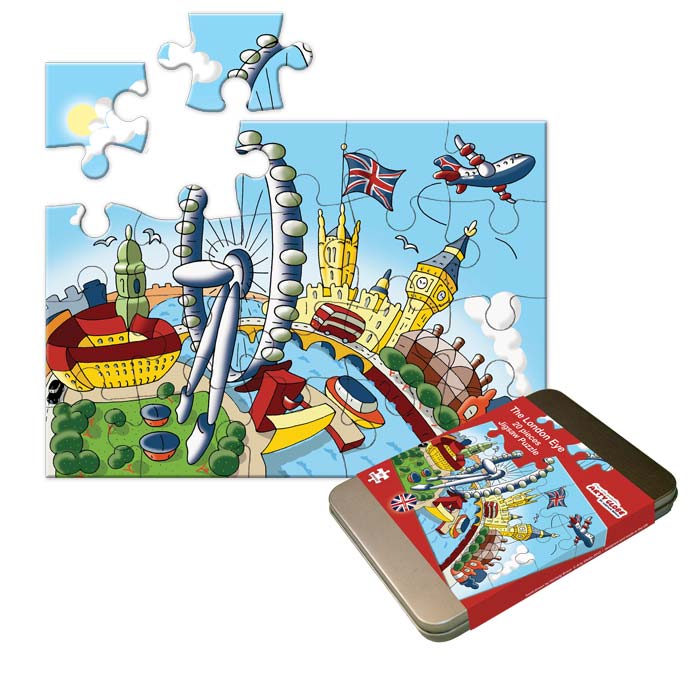 100 Piece Jigsaw Puzzle - Jolly Britain