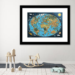 Open Edition Art Print - Our Wonderful Planet